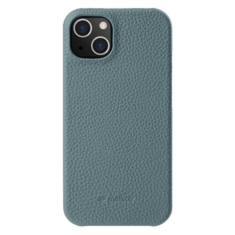 Funda de piel auténtica para iPhone 14 Plus