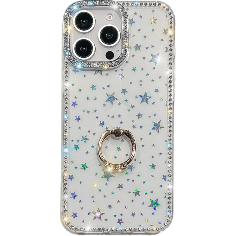 Funda iPhone 14 Pro Support-Ring y Strass