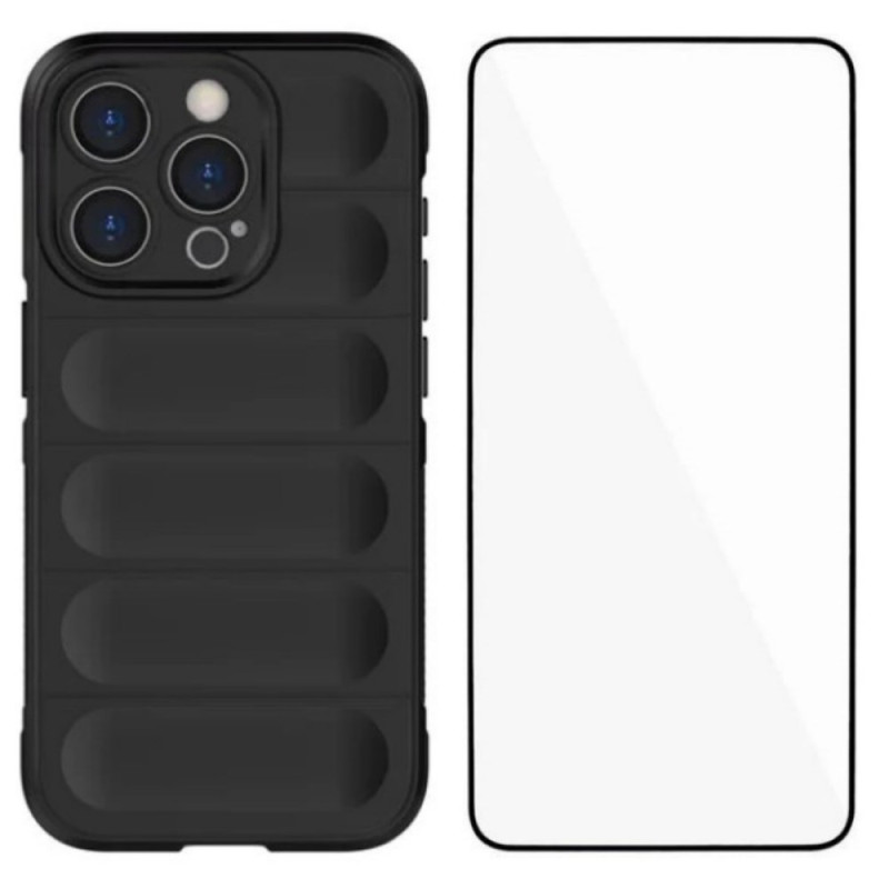 Funda antideslizante para iPhone 14 Pro con protector de lente