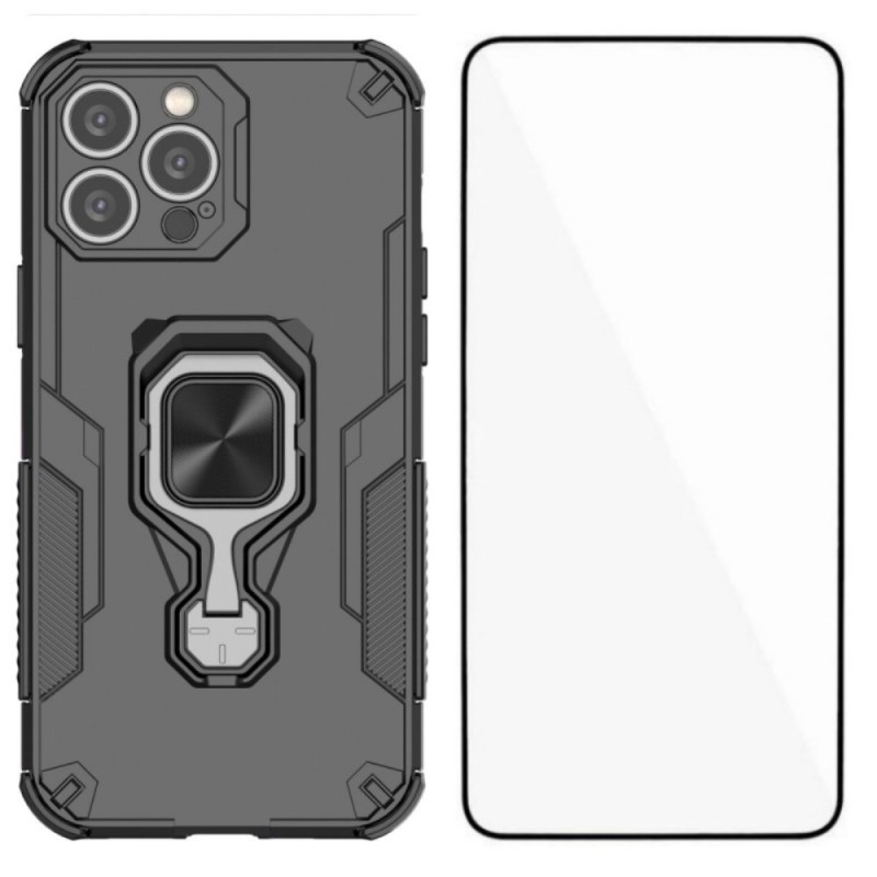 Funda ultrarresistente para iPhone 14 Pro con soporte y protector de pantalla