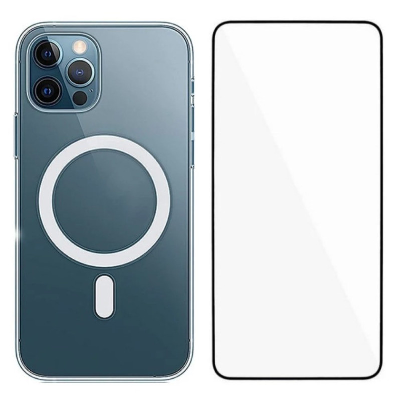 Coque iPhone 14 Pro Transparente avec Protecteur Écran