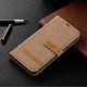 Funda de tela y cuero para Samsung Galaxy A30 Funda de tela y cuero para Samsung Galaxy A30