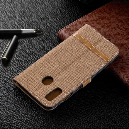 Funda de tela y cuero para Samsung Galaxy A30 Funda de tela y cuero para Samsung Galaxy A30