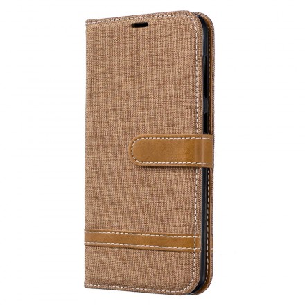 Funda de tela y cuero para Samsung Galaxy A30 Funda de tela y cuero para Samsung Galaxy A30