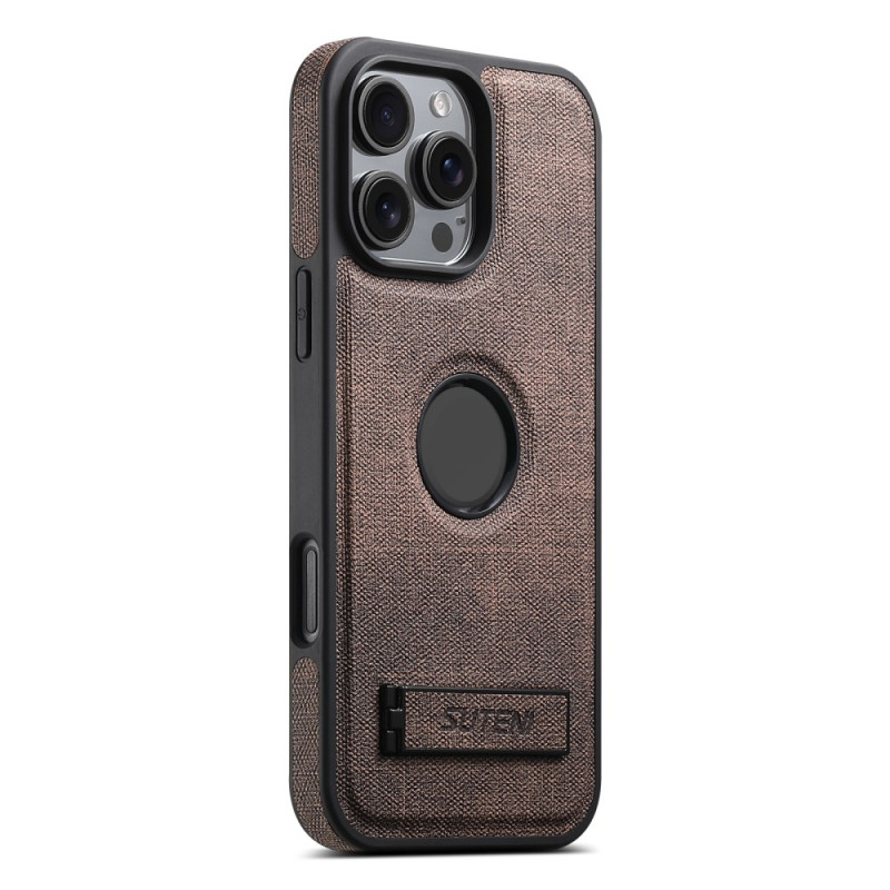Funda de polipiel con soporte integrado para el iPhone 14 Pro