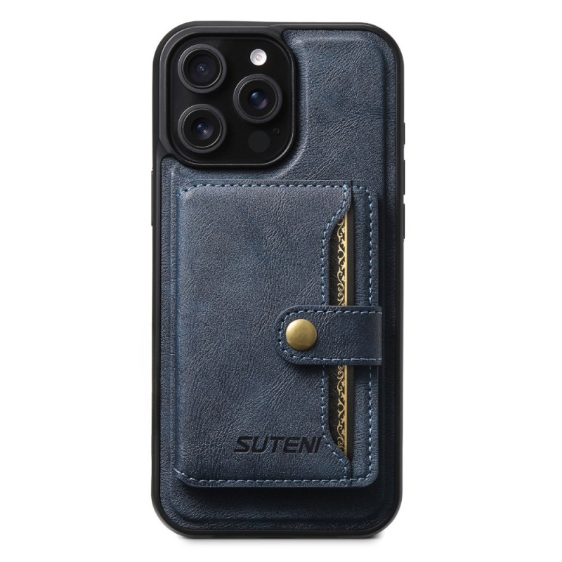 Funda MagSafe para iPhone 14 Pro Max con tarjetero efecto piel
