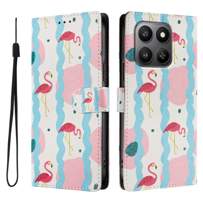 Honor 400 Smart 5G / G Funda Flamencos Rosa