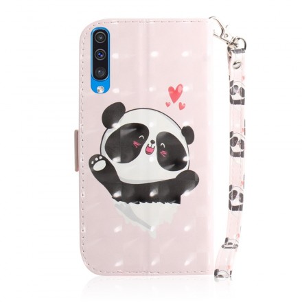 Funda Samsung Galaxy A50 Panda Love Strap
