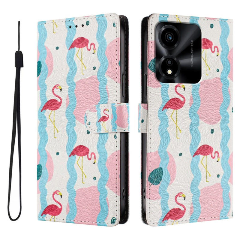 Honor X5c Plus Funda Flamingo Rosa