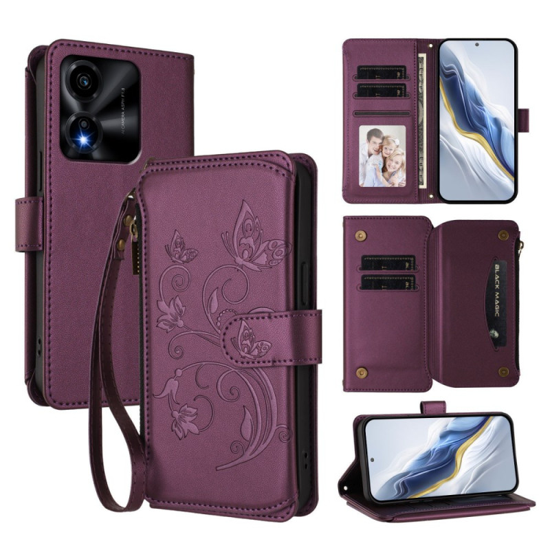 Honor X5c Plus Funda Cartera Floral