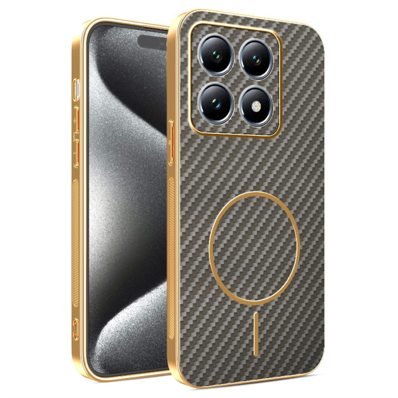 Xiaomi 15T Funda con textura de fibra de carbono