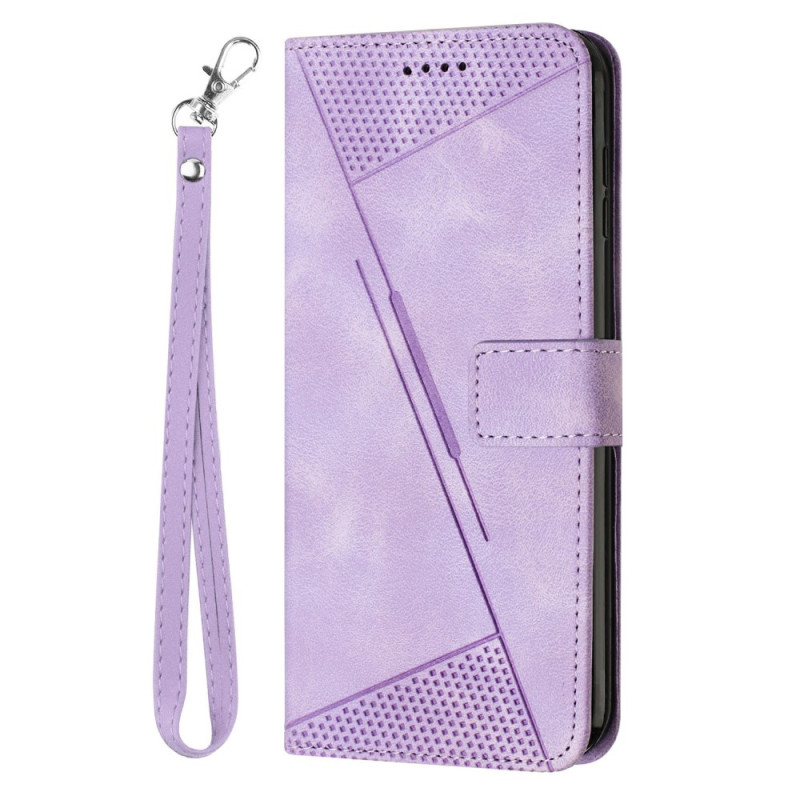 Housse Xiaomi 15T Motif Triangulaire et Lanière