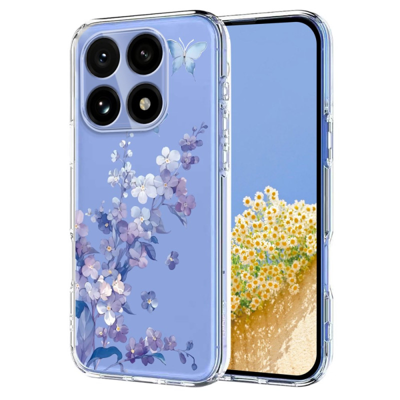 Coque Xiaomi 15T Transparente Florale