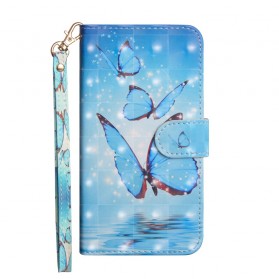 Funda Samsung Galaxy A50 Mariposas Azules Voladoras