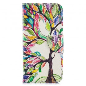 Funda Huawei Y6 2019 Árbol de colores