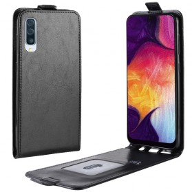 Funda plegable efecto piel para Samsung Galaxy A50