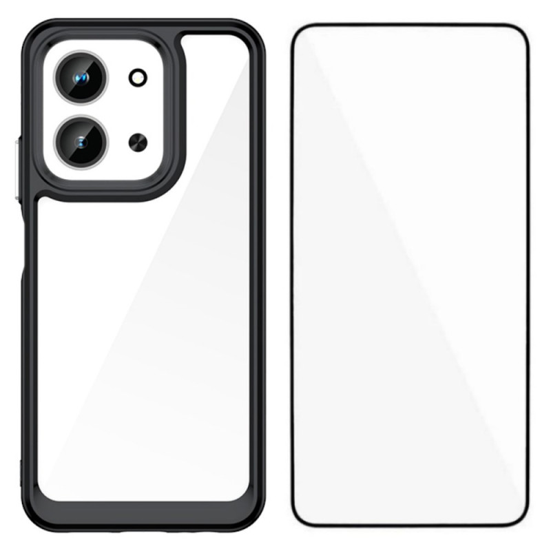 Xiaomi Redmi 15C 5G / 4G Funda híbrida con protector de pantalla