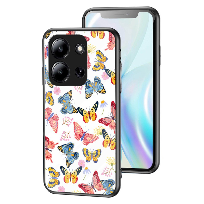 Xiaomi Redmi 15C 5G / 4G / Poco C85 4G Funda de cristal templado Mariposas