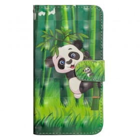 Funda de panda y bambú para el Huawei Y6 2019
