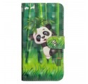 Funda de panda y bambú para el Huawei Y6 2019