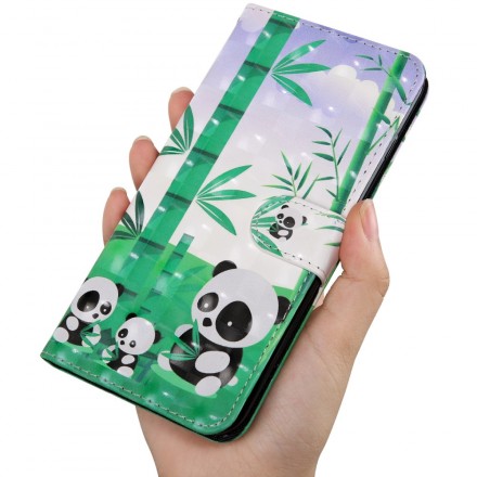 Funda de la familia Panda del Huawei Y6 2019