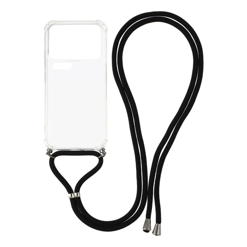 Xiaomi 17 Pro Funda transparente con cordón