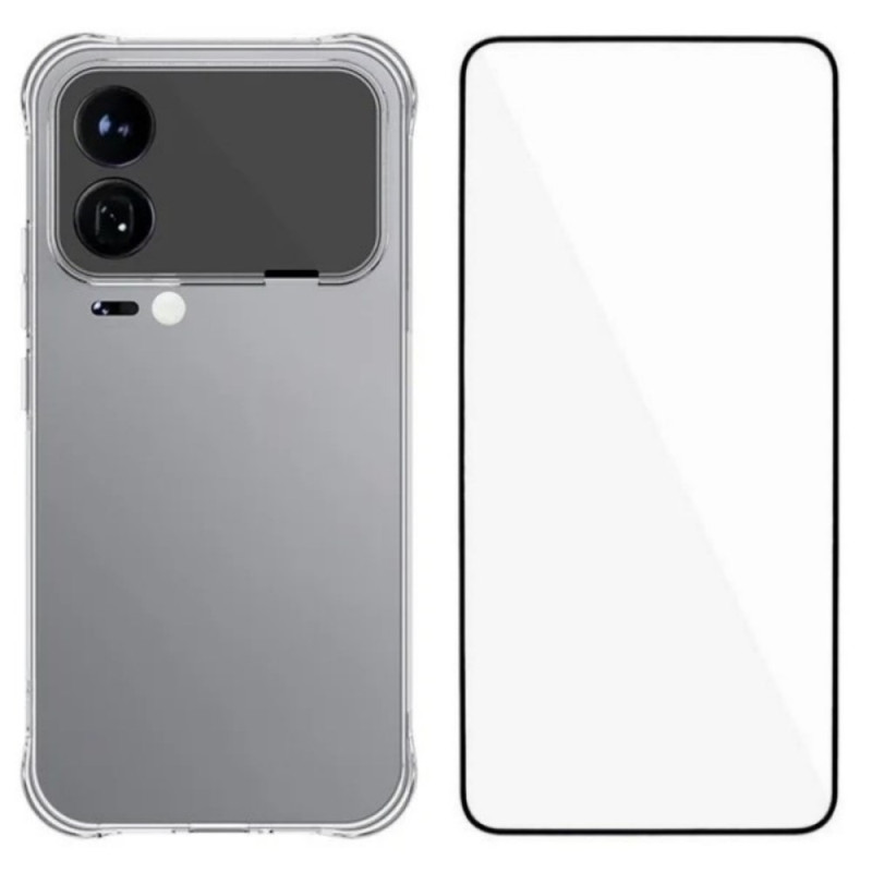 Xiaomi 17 Pro Funda Transparente Reforzada con Protector de Pantalla