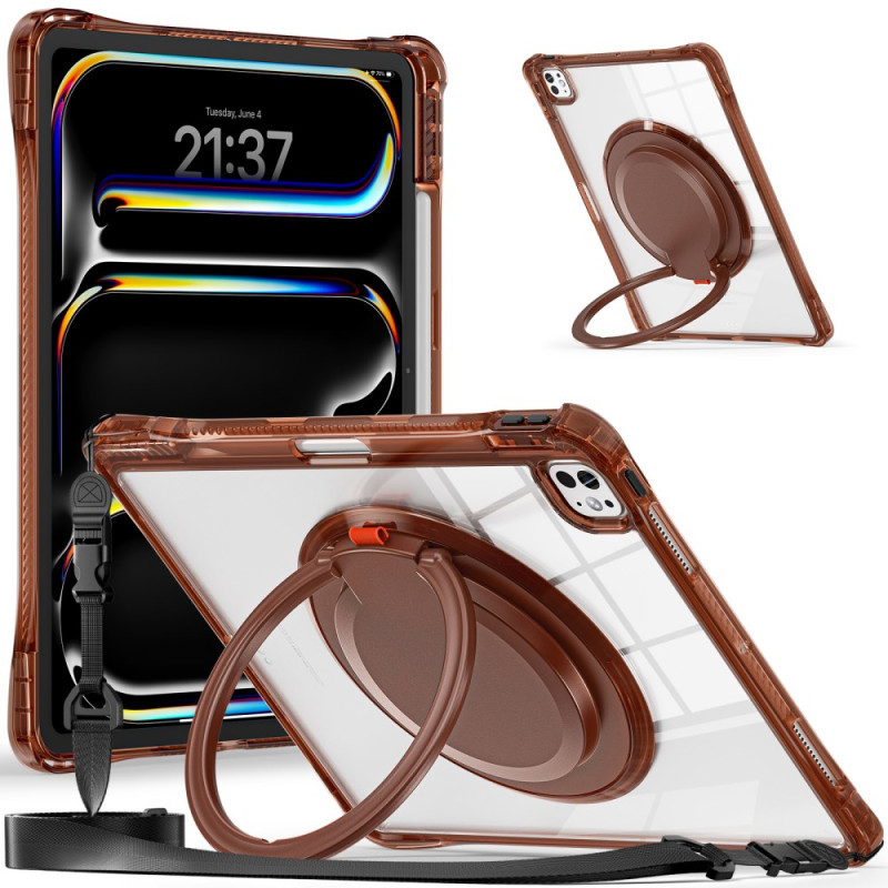 Funda iPad Pro 13 (2025) / 13 (2024) Soporte ajustable y colgante
 para el hombro