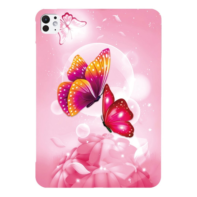 Funda iPad Pro 13 (2025) / 13 (2024) Rosa Mariposas
