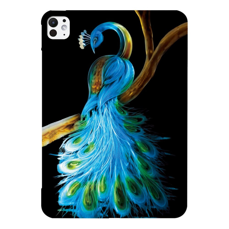 iPad Pro 13 (2025) / 13 (2024) Funda Diseño Pavo Real
