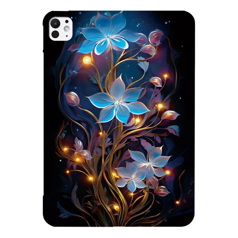 Pad Pro 13 (2025) / 13 (2024) Funda Flores Iluminadas