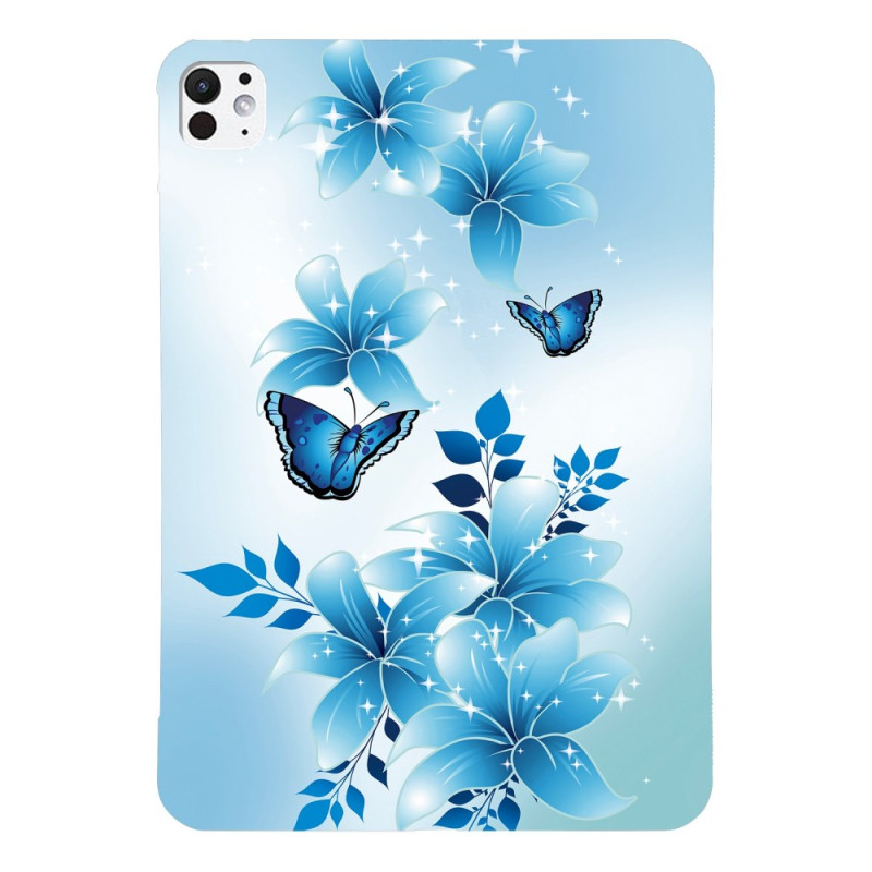 Funda iPad Pro 11 (2025) / 11 (2024) Mariposas azules