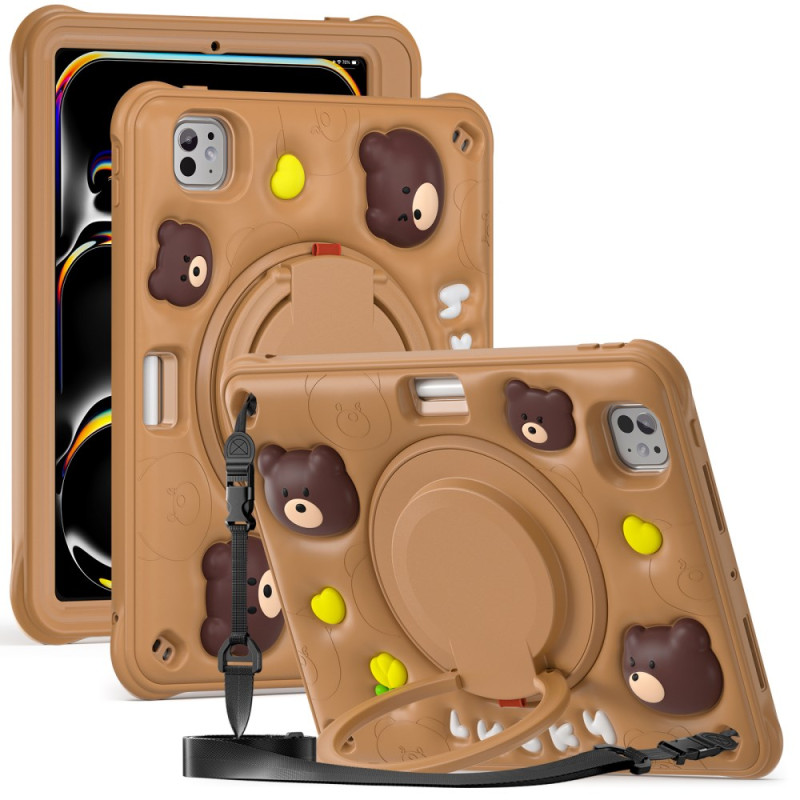 Funda iPad Pro 11 (2025) / 11 (2024) Colgante
 para el hombro y soporte Diseño Kid