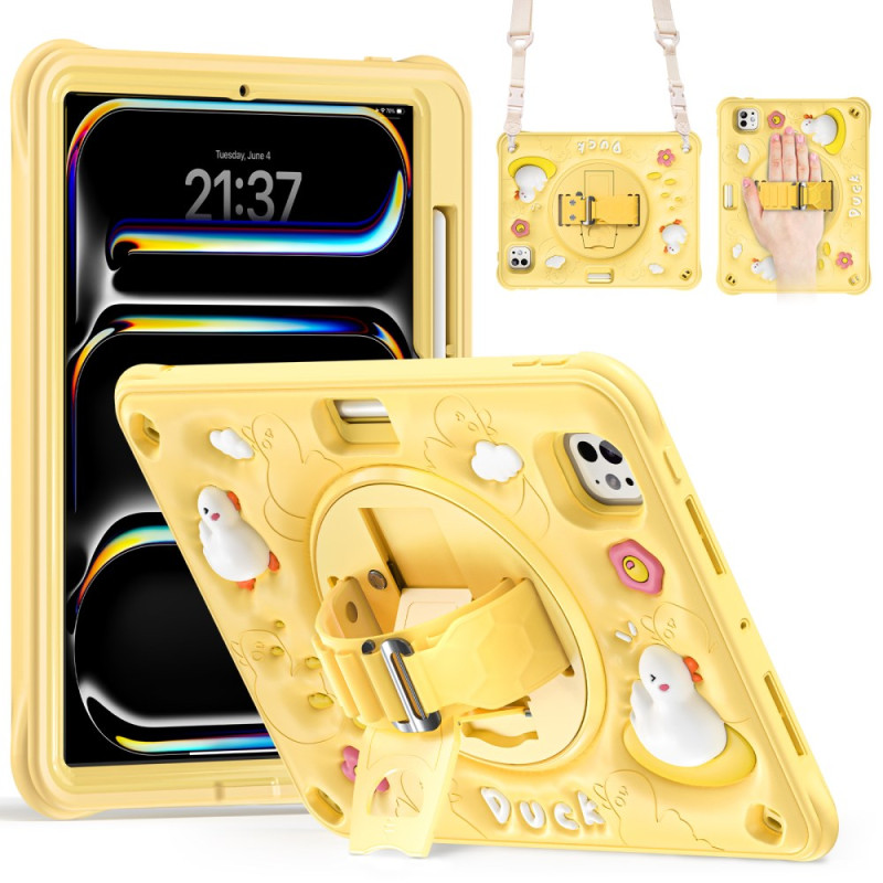 Funda de pato de diseño para iPad Pro 11 (2025) / 11 (2024)