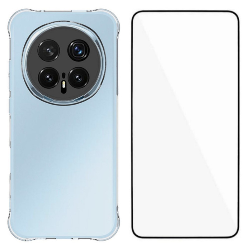 Honor Magic 8 Pro Funda Transparente con Protector de Pantalla