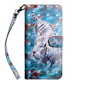 Funda Samsung Galaxy A50 Tigre en el agua