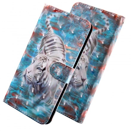 Funda Samsung Galaxy A50 Tigre en el agua