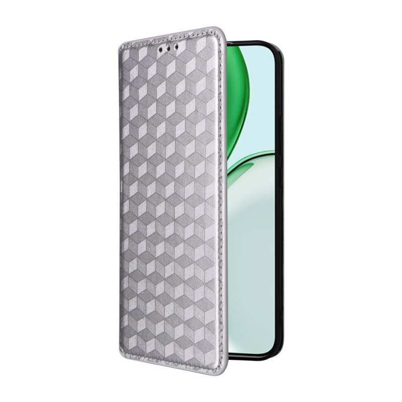 Flip Cover Honor Magic 8 Lite Brillante Patrón Diamante