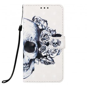 Funda de calavera y huesos cruzados para Samsung Galaxy A50