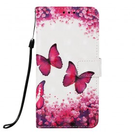 Funda Samsung Galaxy A50 Mariposas Rojas