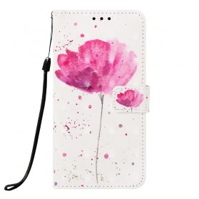Funda de acuarela Samsung Galaxy A50 Poppy