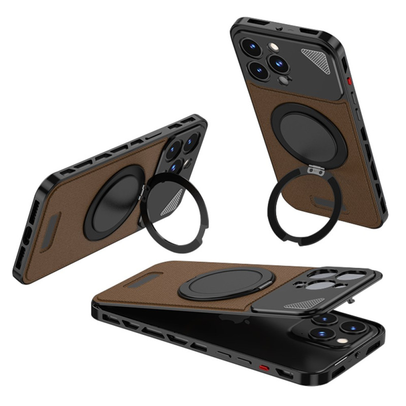 Funda iPhone 14 Pro Max MagSafe Metal Frame y soporte Kickstand