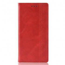 Funda abatible Samsung Galaxy J6 Plus Efecto Cuero Estilo Vintage