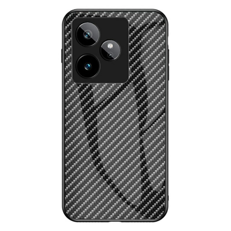 Funda de cristal templado
 de fibra de carbono para Realme GT 7