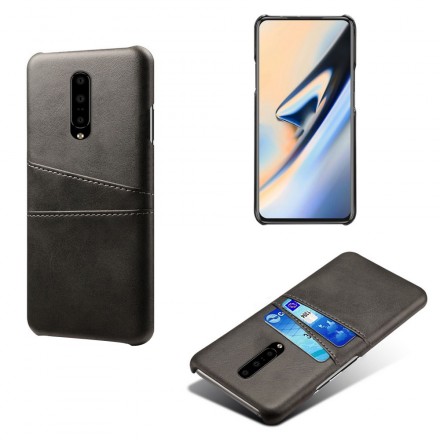 Funda de tarjeta para OnePlus 7 efecto cuero