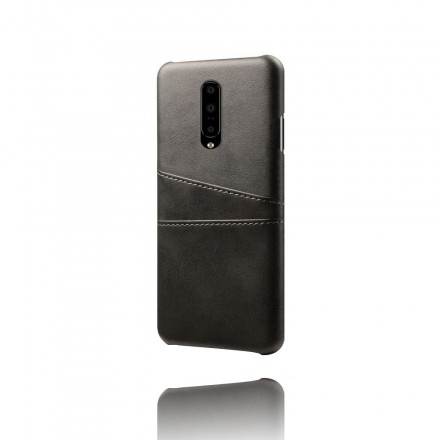 Funda de tarjeta para OnePlus 7 efecto cuero
