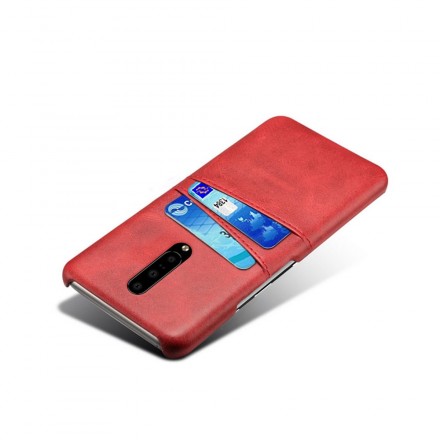 Funda de tarjeta para OnePlus 7 efecto cuero
