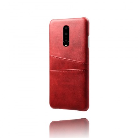 Funda de tarjeta para OnePlus 7 efecto cuero