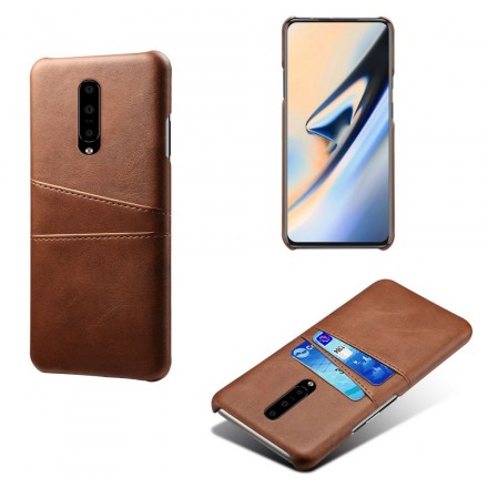 OnePlus 7 Funda para tarjetas efecto cuero