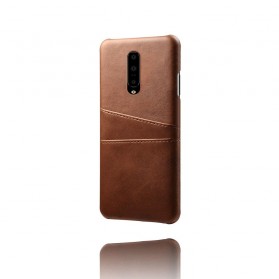 OnePlus 7 Funda para tarjetas efecto cuero